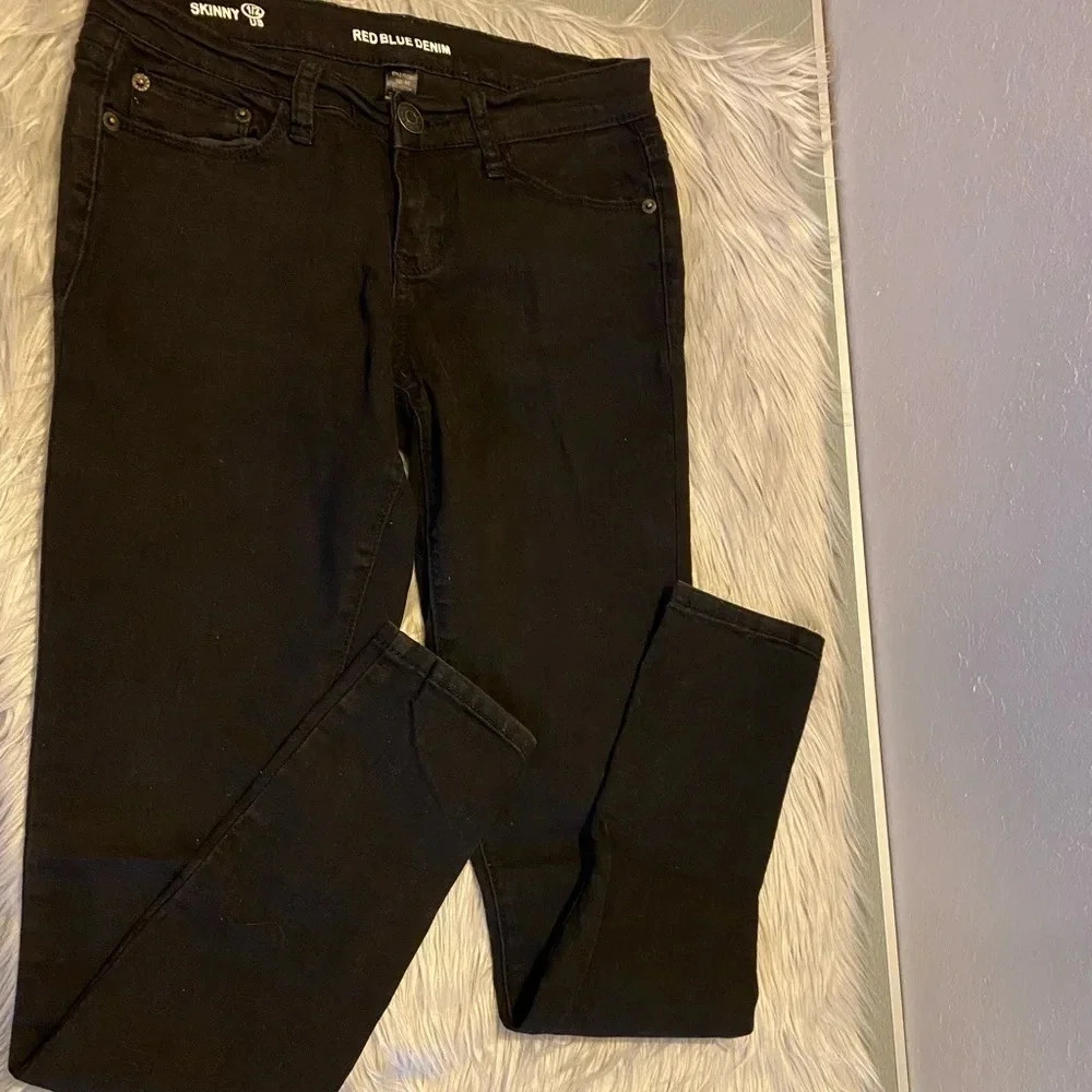 Red Blue Black Denim